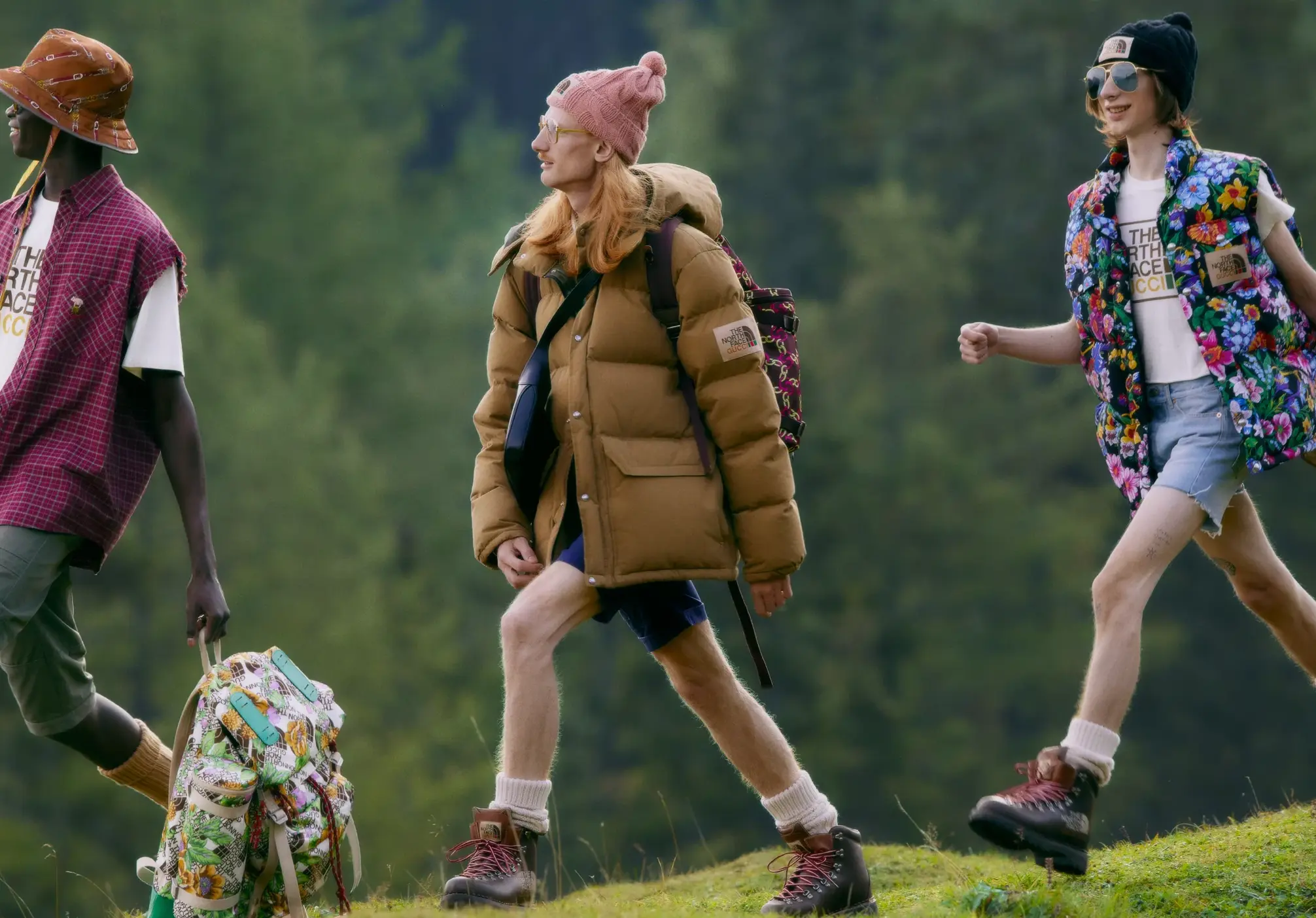 Gucci и The North Face выпустили совместную коллекцию для активного отдыха: чем она интересна